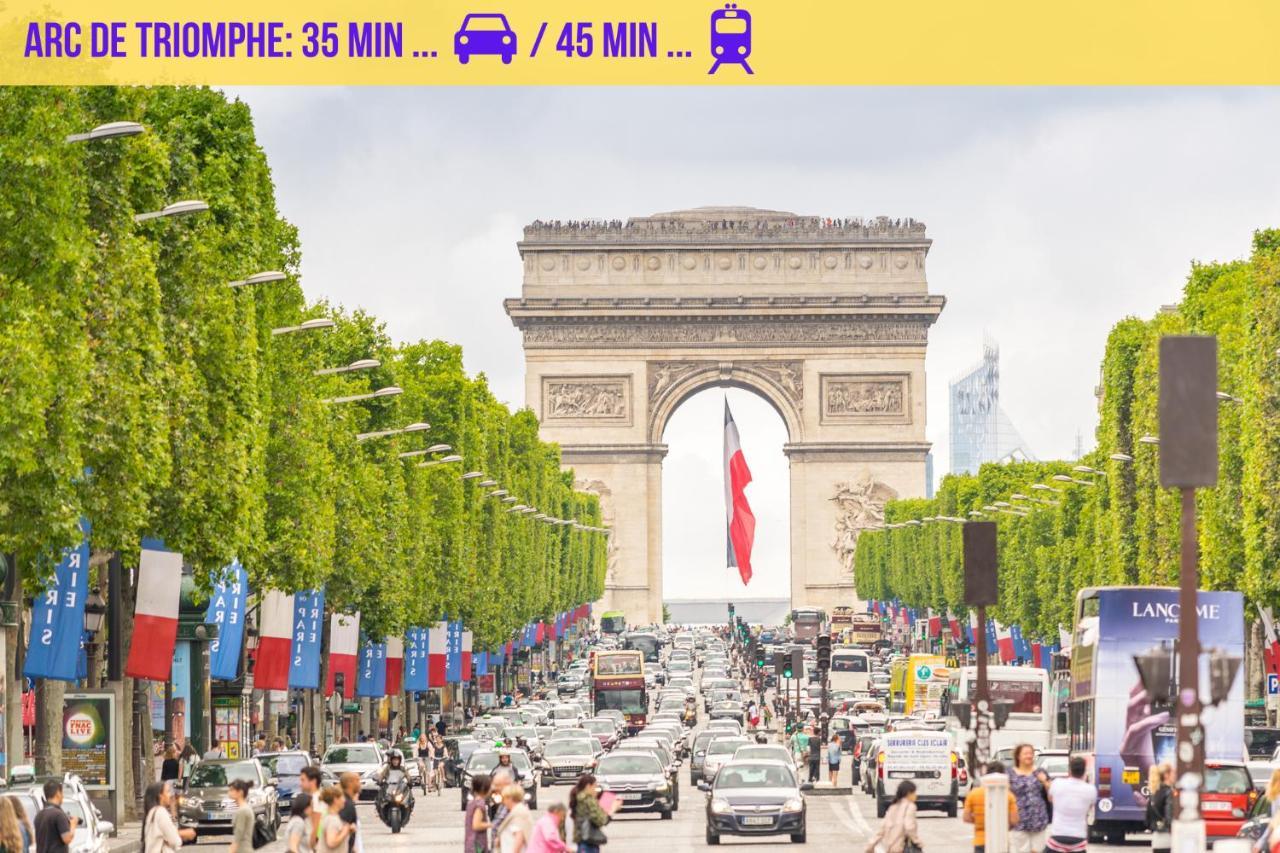 Qhome 5 - F3 Confortable Entre Paris Et Disney - Parking Prive Villiers-sur-Marne Exterior photo